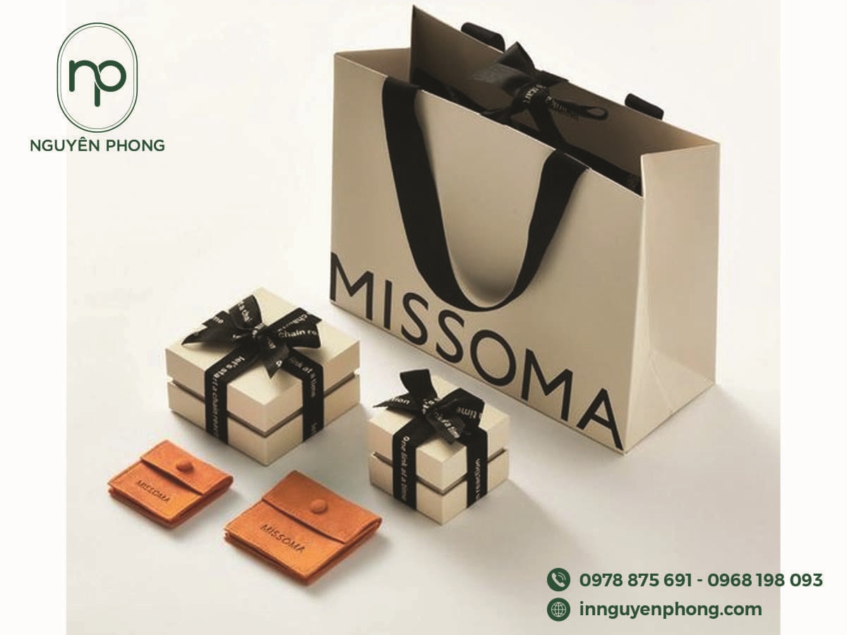 Dịch vụ in túi giấy đựng mỹ phẩm theo yêu cầu 
